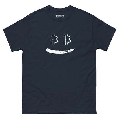 BITCOIN SMILE T-SHIRT BITVESTIS BITVESTIS Navy