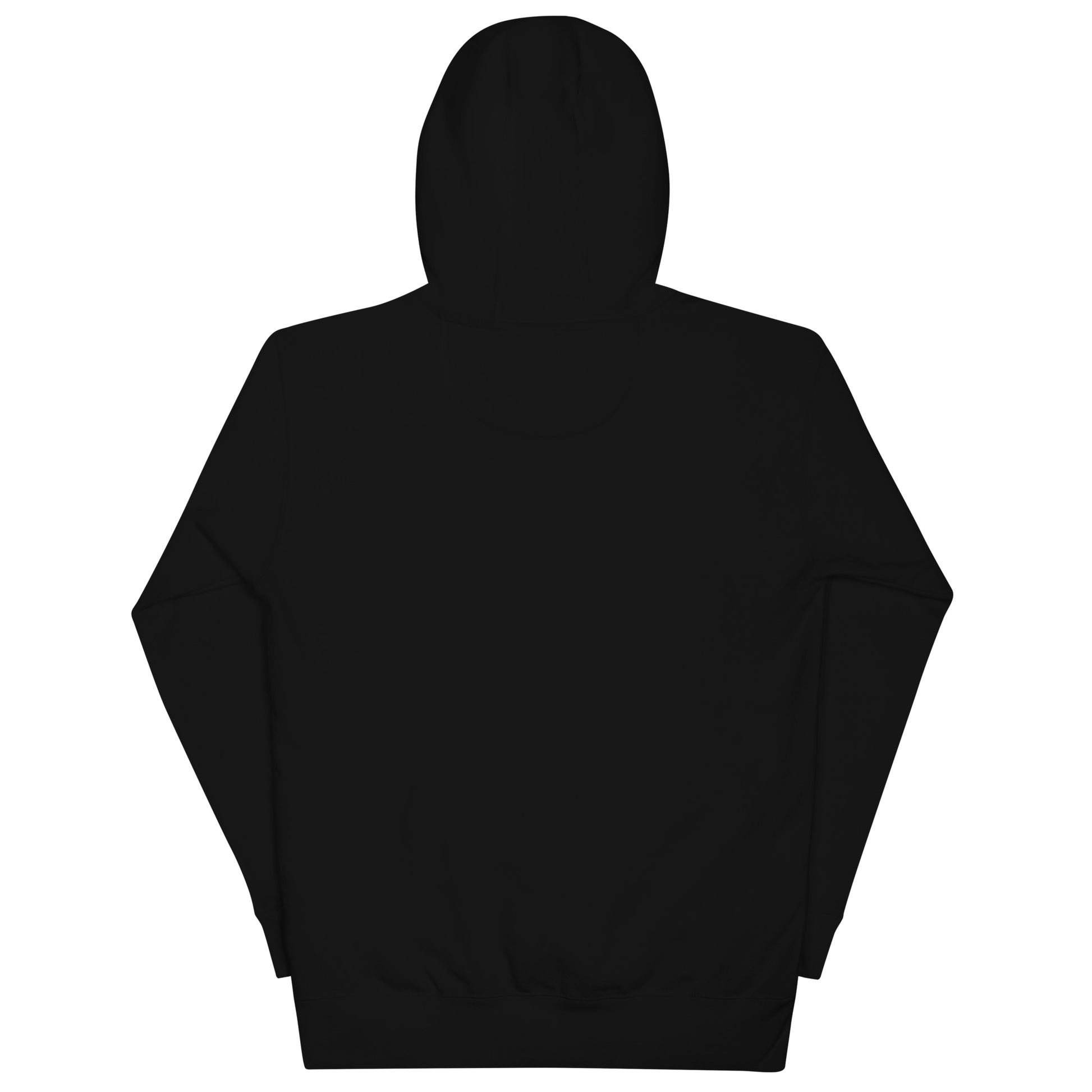 Bitcoin Hoodie in Schwarz mit gesticktem Bitcoin ₿-Logo auf der Vorderseite.