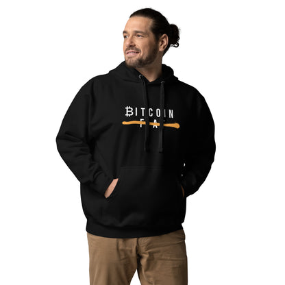 BTC FIAT Krypto Hoodie - Hoodie mit einzigartigem BTC FIAT Print, perfekt für deinen Bitcoin-Lifestyle.