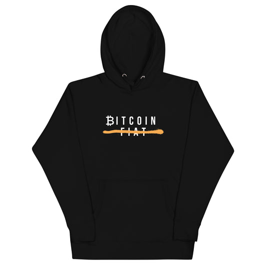 Stilvoller Bitcoin Hoodie mit klassischem Design – ideal für alle, die ihre Begeisterung für Kryptowährungen zeigen möchten.