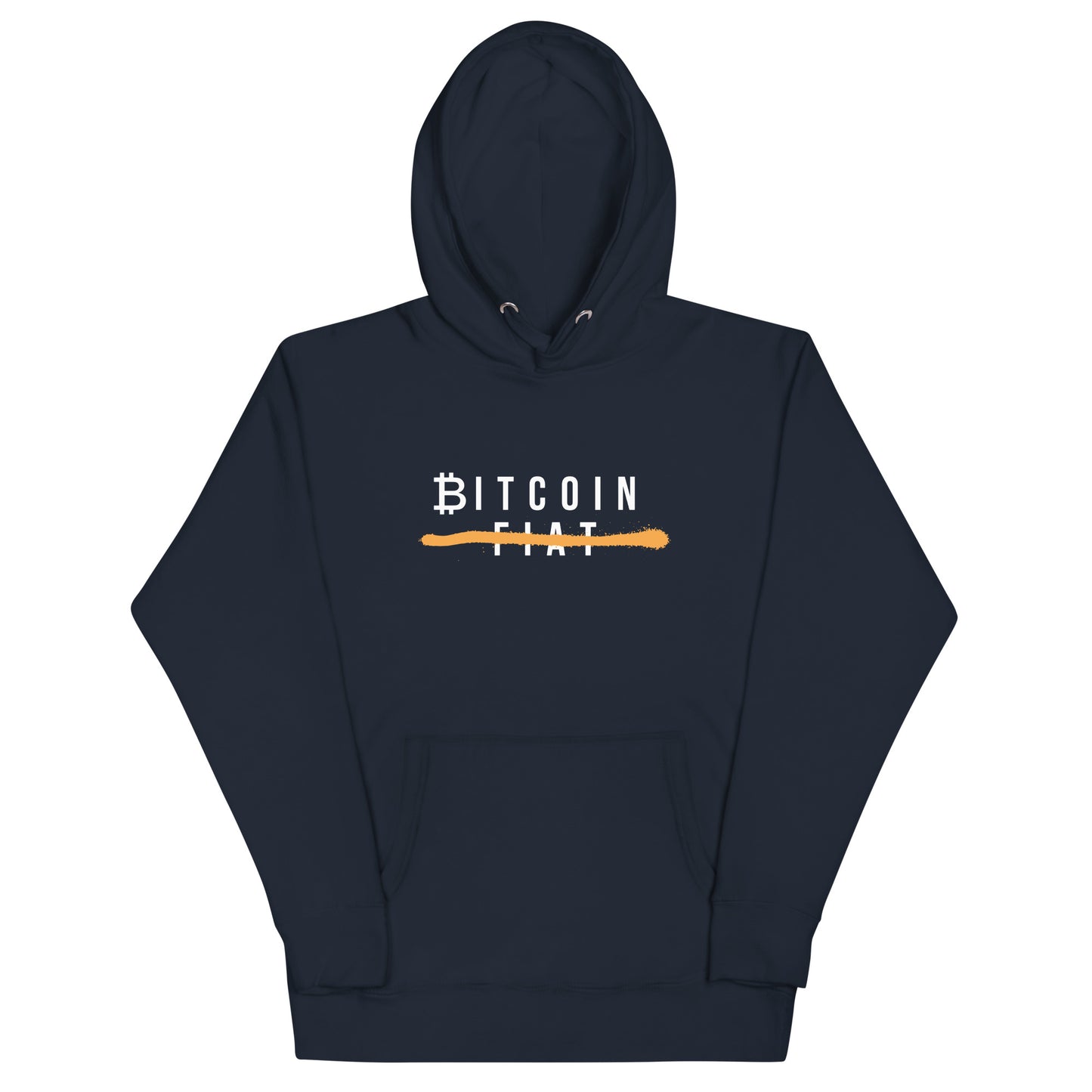 BTC Hoodie mit einzigartigem BTC FIAT Print, perfekt für deinen Bitcoin-Lifestyle