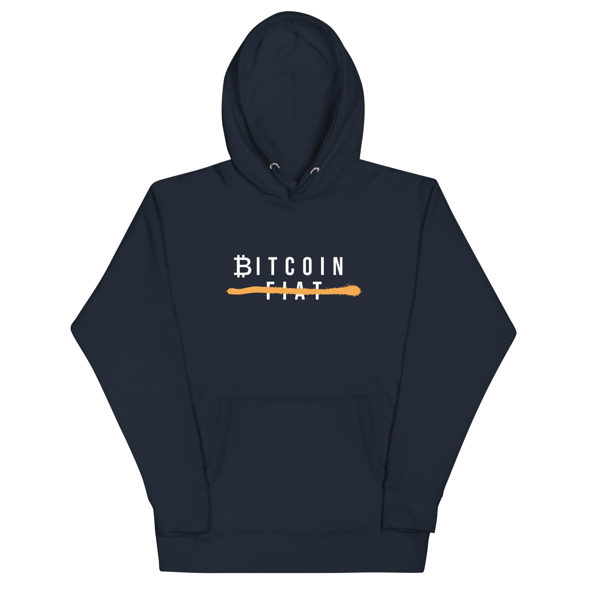 BTC Hoodie mit einzigartigem BTC FIAT Print, perfekt für deinen Bitcoin-Lifestyle