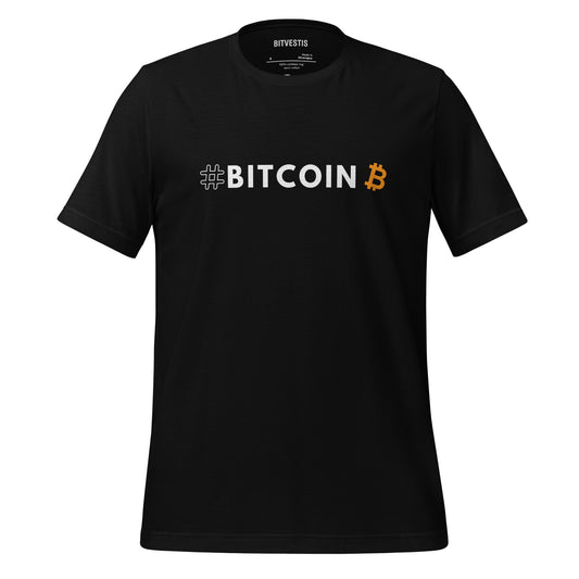 #BITCOIN T-Shirt aus Baumwolle mit hochwertigem Druck – ideal für Streetwear.
