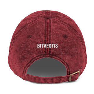 BITCOIN VINTAGE CAP BITVESTIS Vintage Rot #CAP #CAPS bitcoin