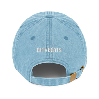 BITCOIN VINTAGE CAP BITVESTIS Vintage Light Denim #CAP #CAPS bitcoin