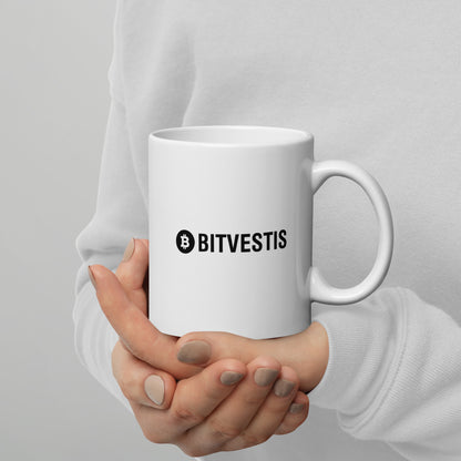 BITCOIN TASSE-Stilvolle Bitcoin Tasse mit 11 Unzen Fassungsvermögen, ideal für Krypto-Fans.