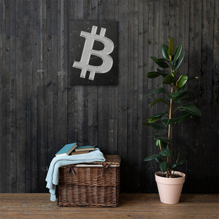 BITCOIN Leinwandbild kunst für zuhause bild wand schmuck für btc Zeige deine Bitcoin-Leidenschaft mit diesem Leinwandbild