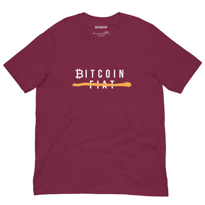 BTC FIAT BITVESTIS BITVESTIS Maroon S #SHIRT #SHIRTS