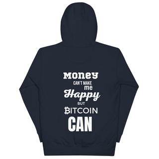 Hochwertiger Bitcoin Hoodie mit Kapuze und Bündchen – das perfekte Statement für Bitcoin-Fans.