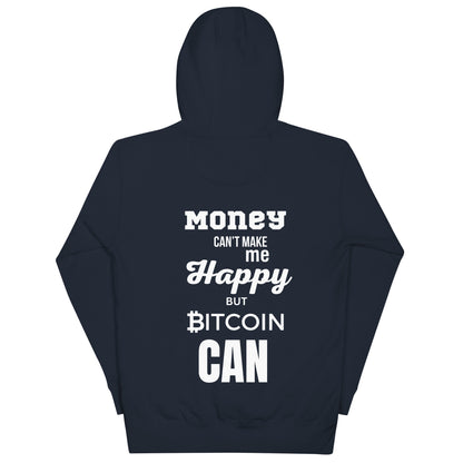 Hochwertiger Bitcoin Hoodie mit Kapuze und Bündchen – das perfekte Statement für Bitcoin-Fans.