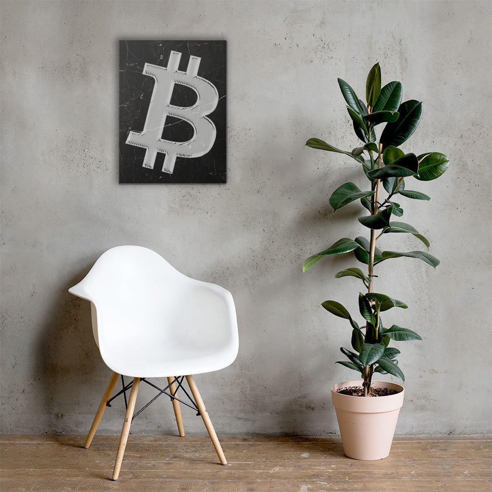 BITCOIN Leinwandbild kunst für zuhause bild wand schmuck für btc liebhaber1