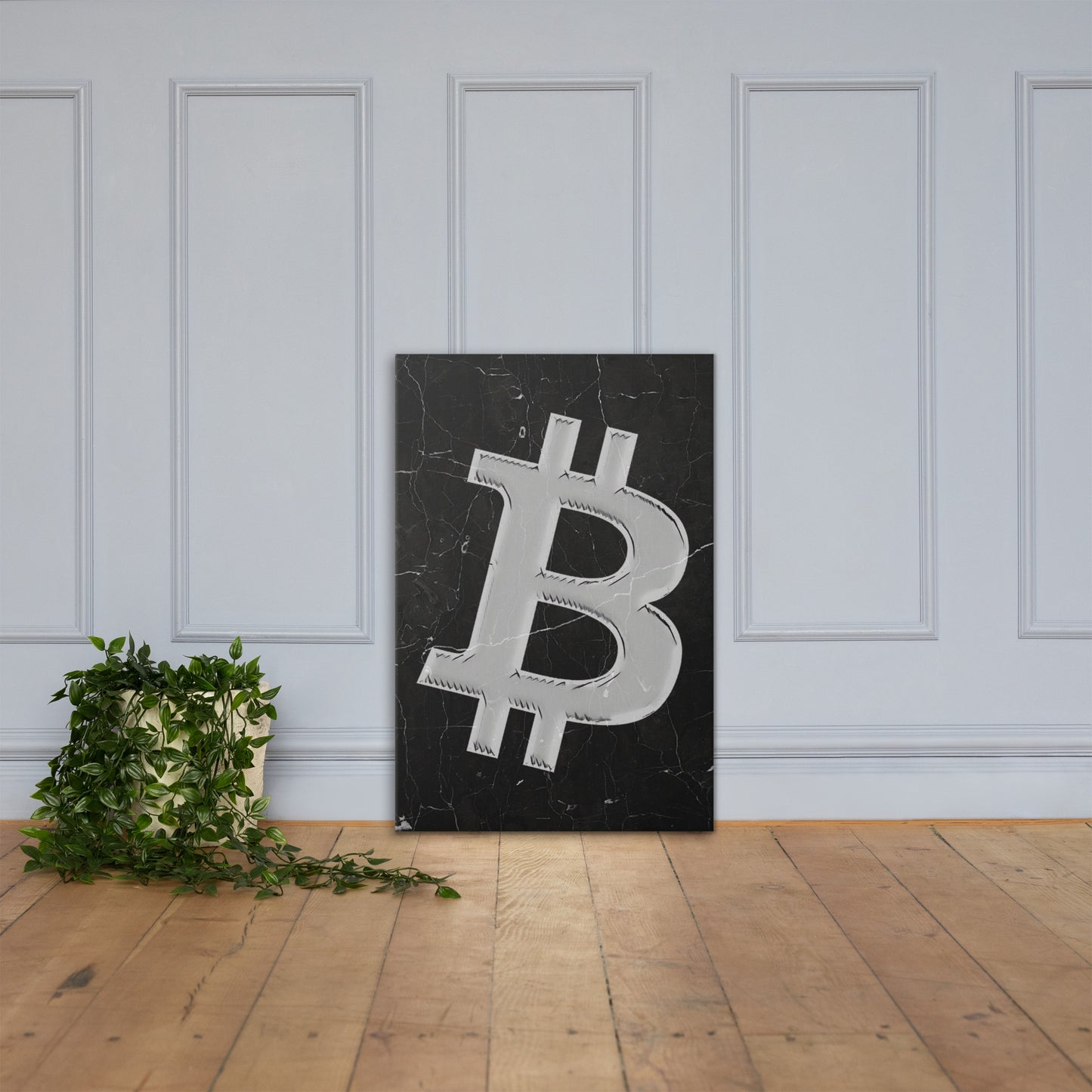 BITCOIN Leinwandbild kunst für zuhause bild wand schmuck für btc liebhaber