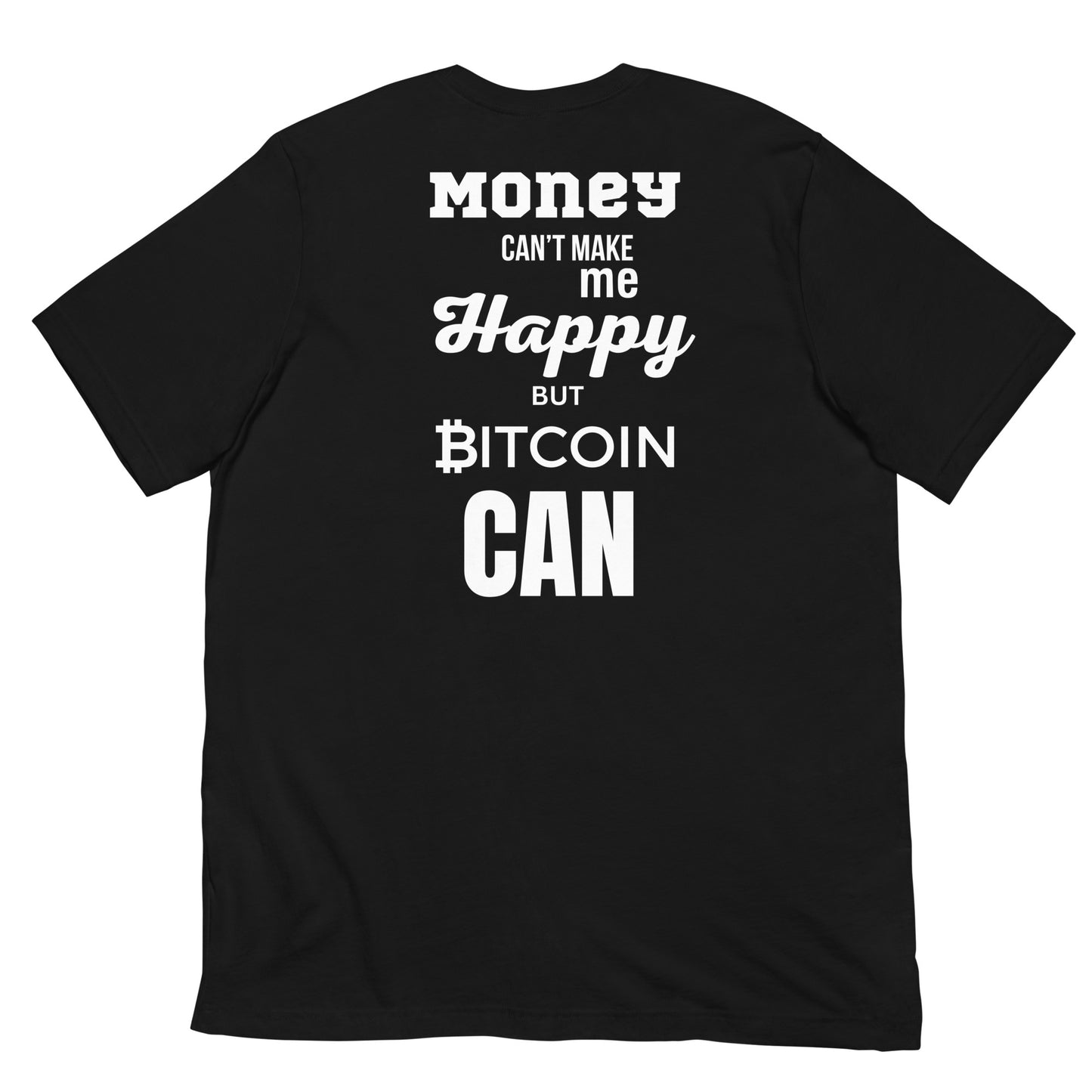 BTC CAN SHIRT High-quality Bitcoin T-shirt perfect for crypto fashion